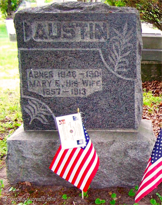 Abner Delos Austin Grave Clarenceville Michigan