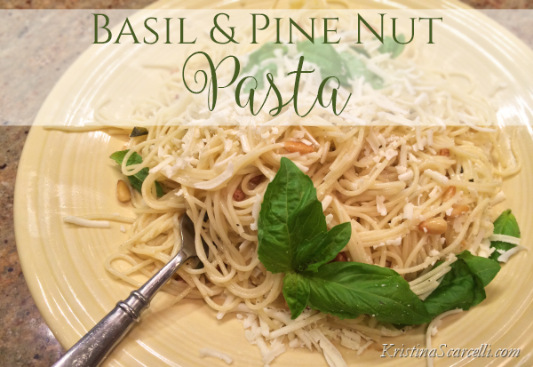 Basil and Pine Nut Pasta